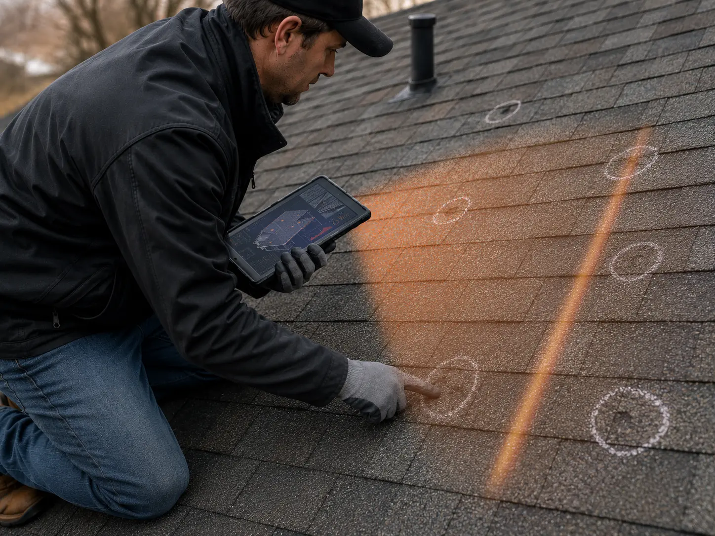 Roofing estimate documentation review